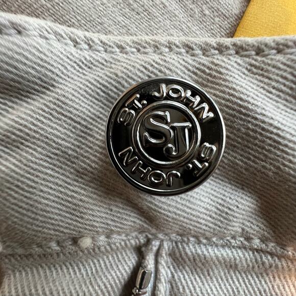 St. John’s Women’s Yellow Label Beige Khaki Pants Size 10 Classic Old Money - Picture 4 of 8